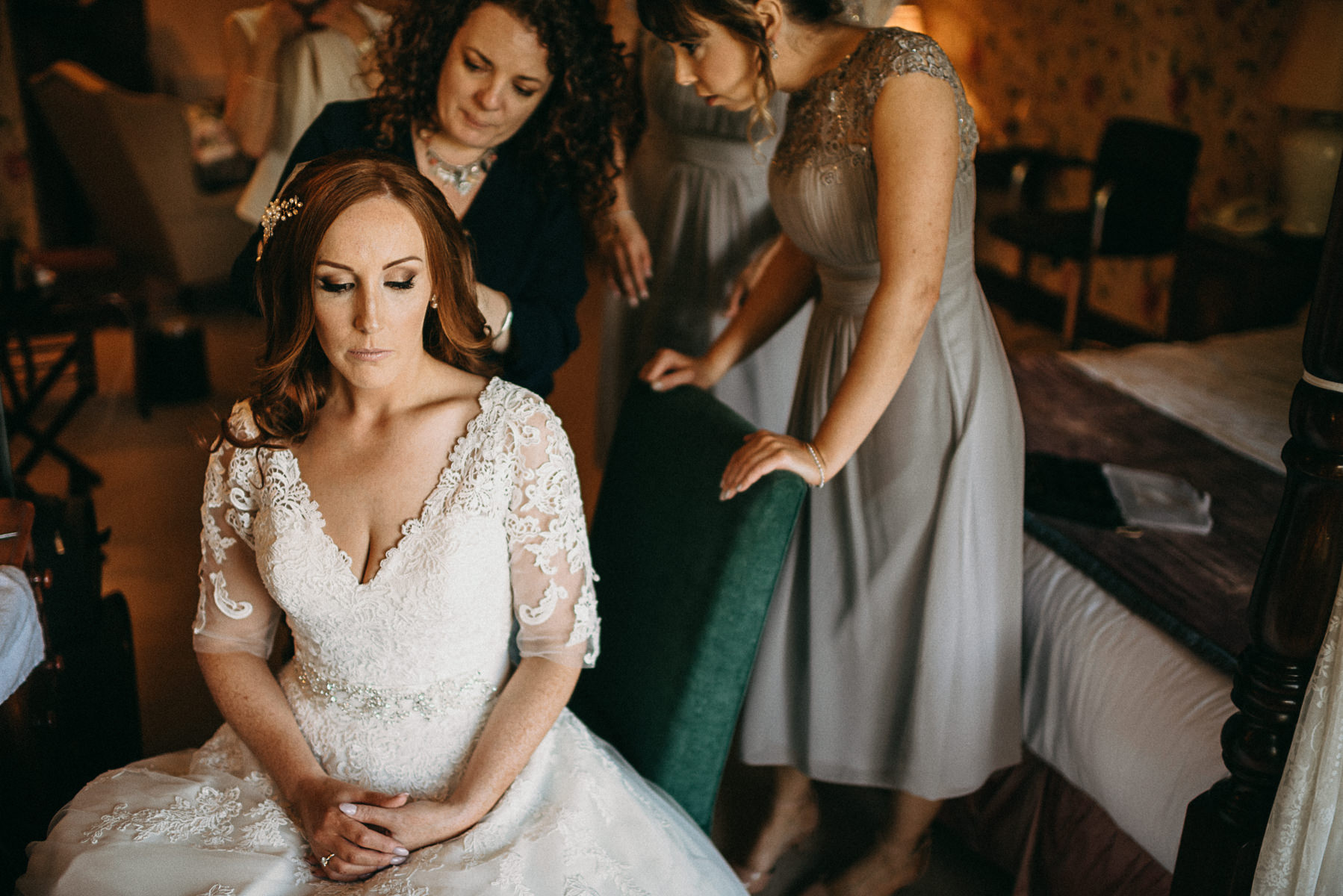 Romantic dreamy Tinakilly House Wedding | G + K 15