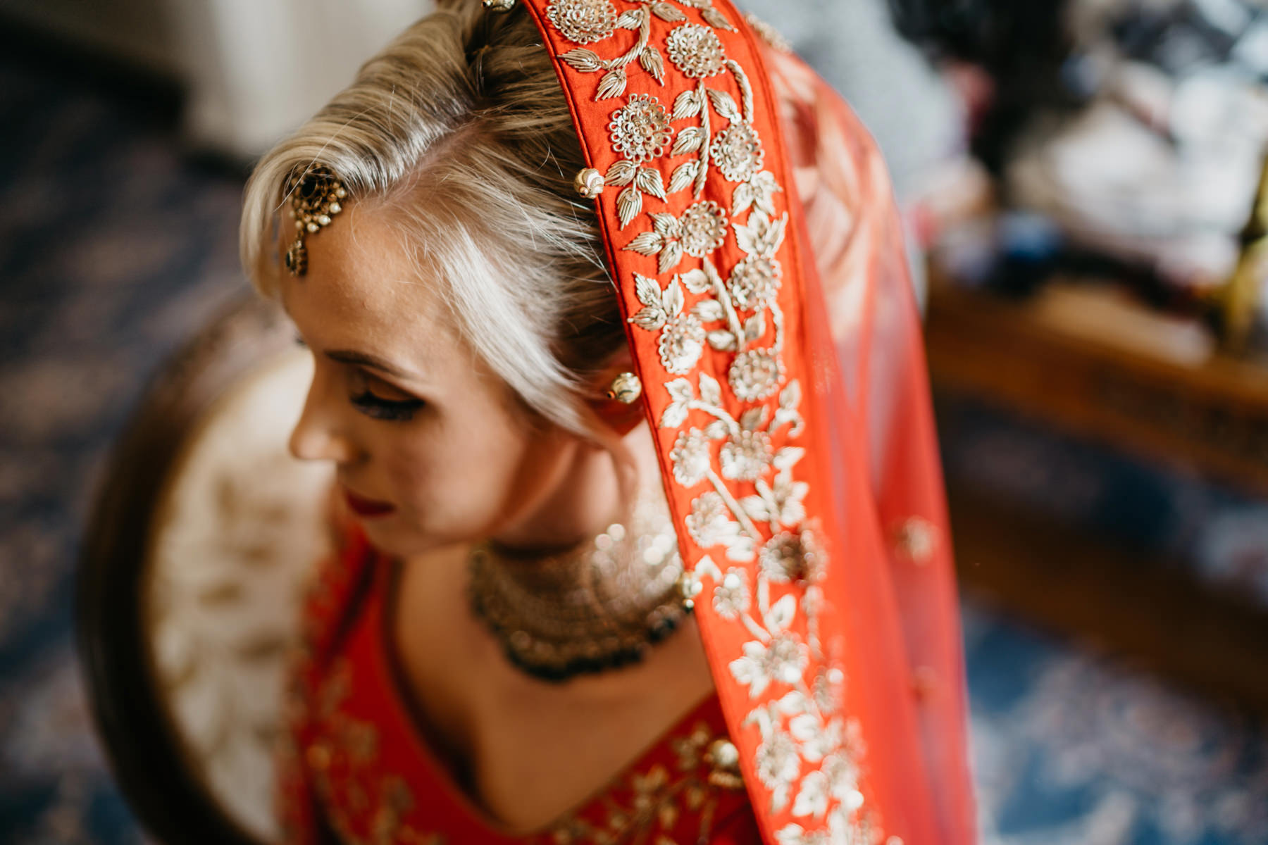 Vibrant Hindu Irish wedding photography | The K Club wedding venue 43