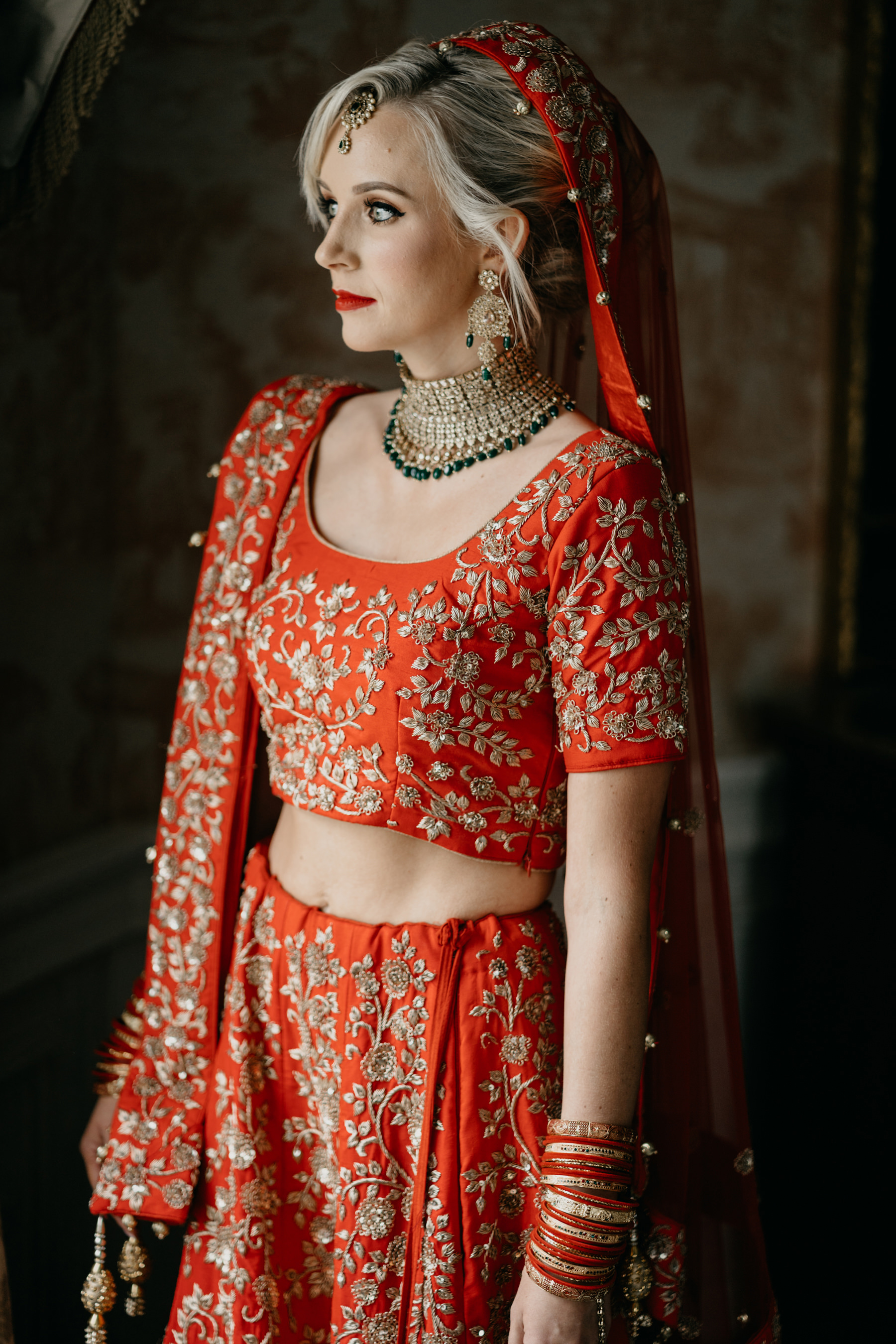 Vibrant Hindu Irish wedding photography | The K Club wedding venue 55