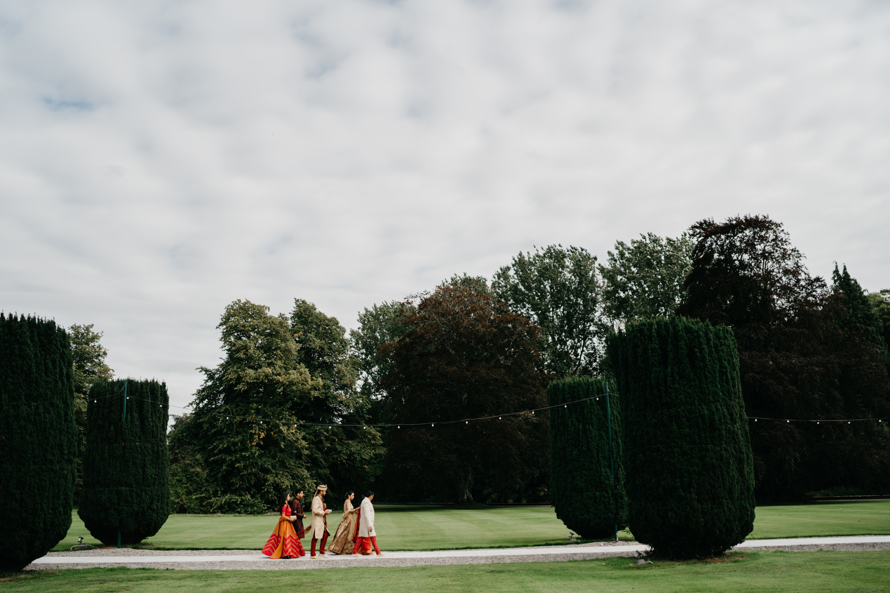 Vibrant Hindu Irish wedding photography