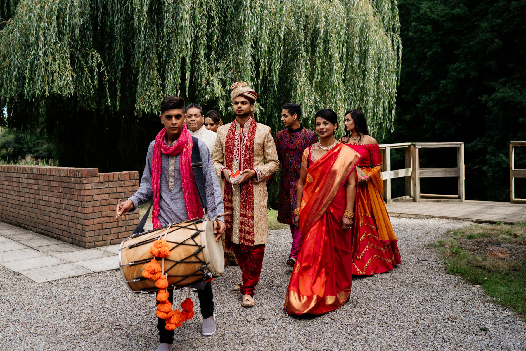 Vibrant Hindu Irish wedding photography | The K Club wedding venue 77