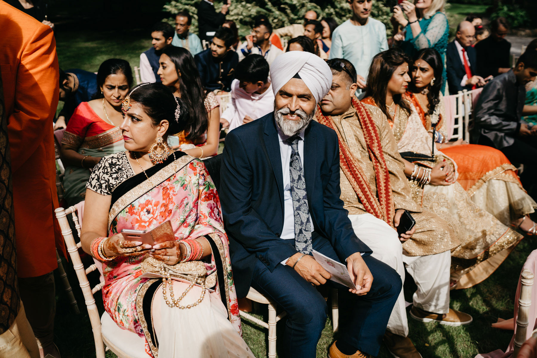 Vibrant Hindu Irish wedding photography | The K Club wedding venue 78