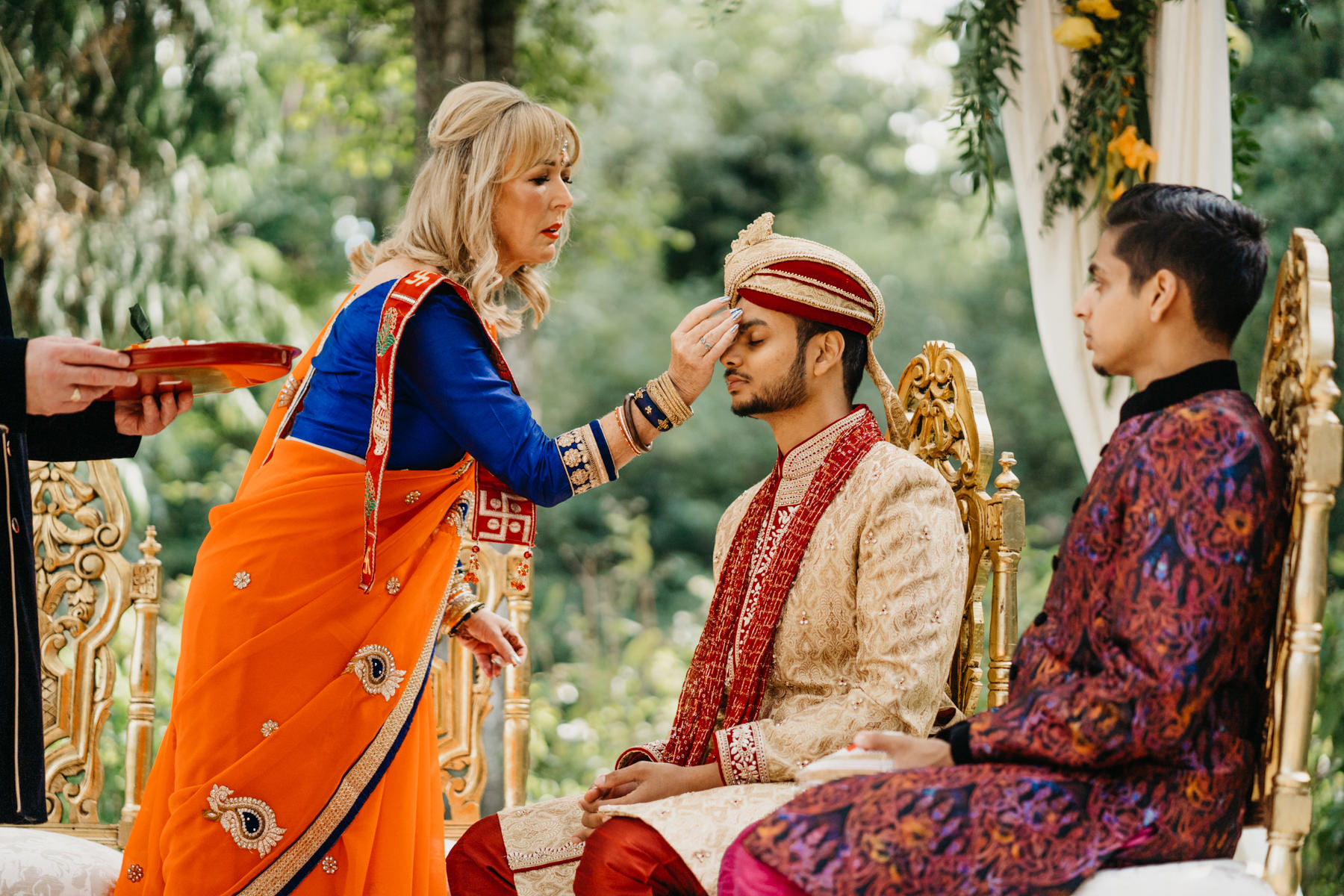 Vibrant Hindu Irish wedding photography | The K Club wedding venue 94