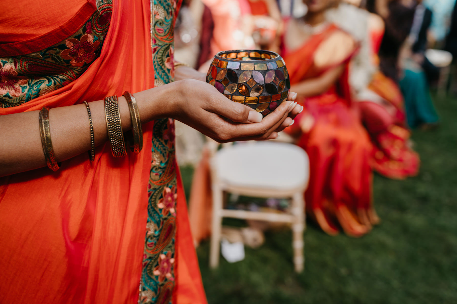 Vibrant Hindu Irish wedding photography | The K Club wedding venue 109