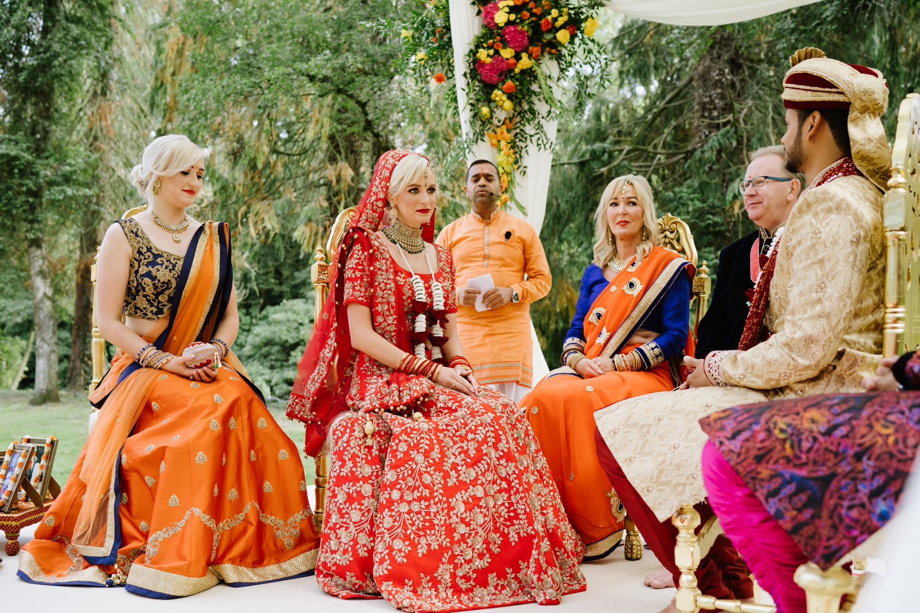 Vibrant Hindu Irish wedding photography | The K Club wedding venue 118