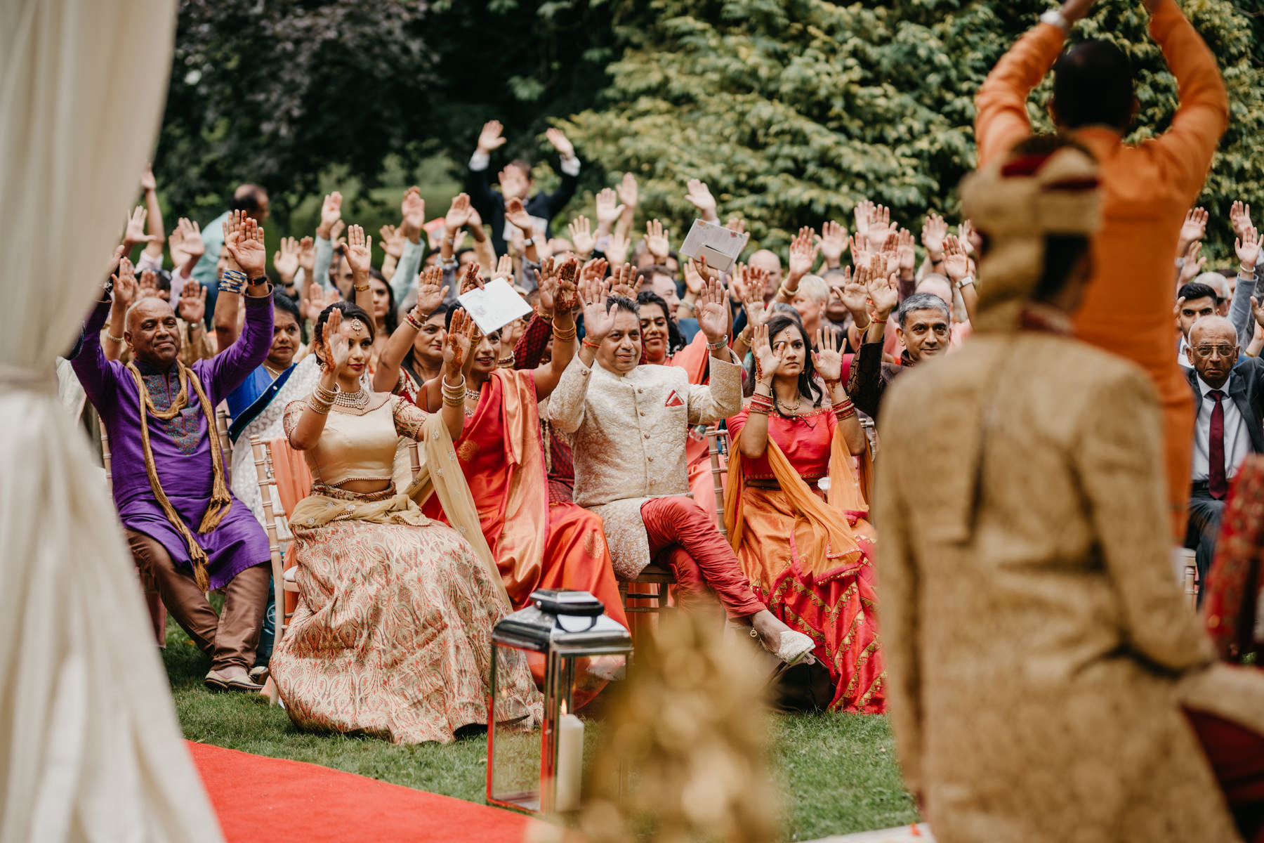 Vibrant Hindu Irish wedding photography | The K Club wedding venue 142