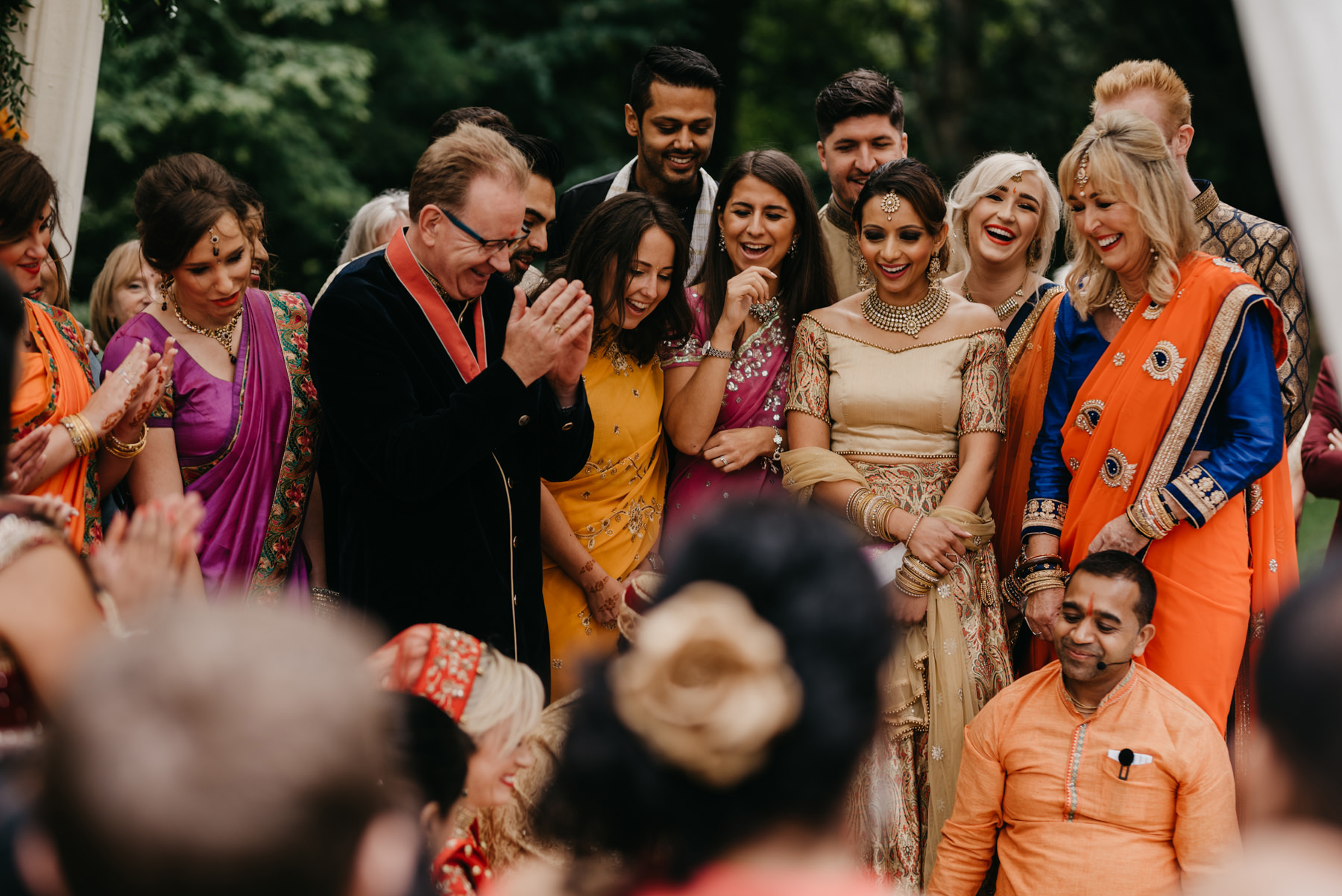 Vibrant Hindu Irish wedding photography | The K Club wedding venue 154