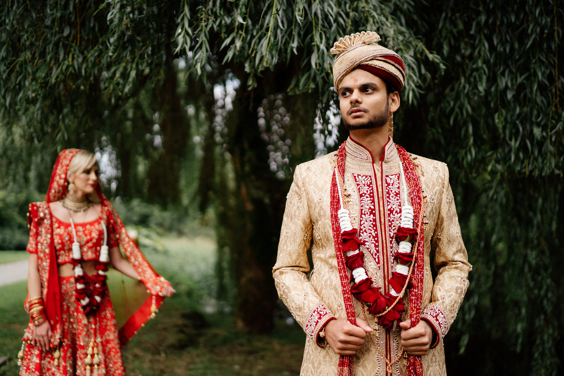 Vibrant Hindu Irish wedding photography | The K Club wedding venue 160