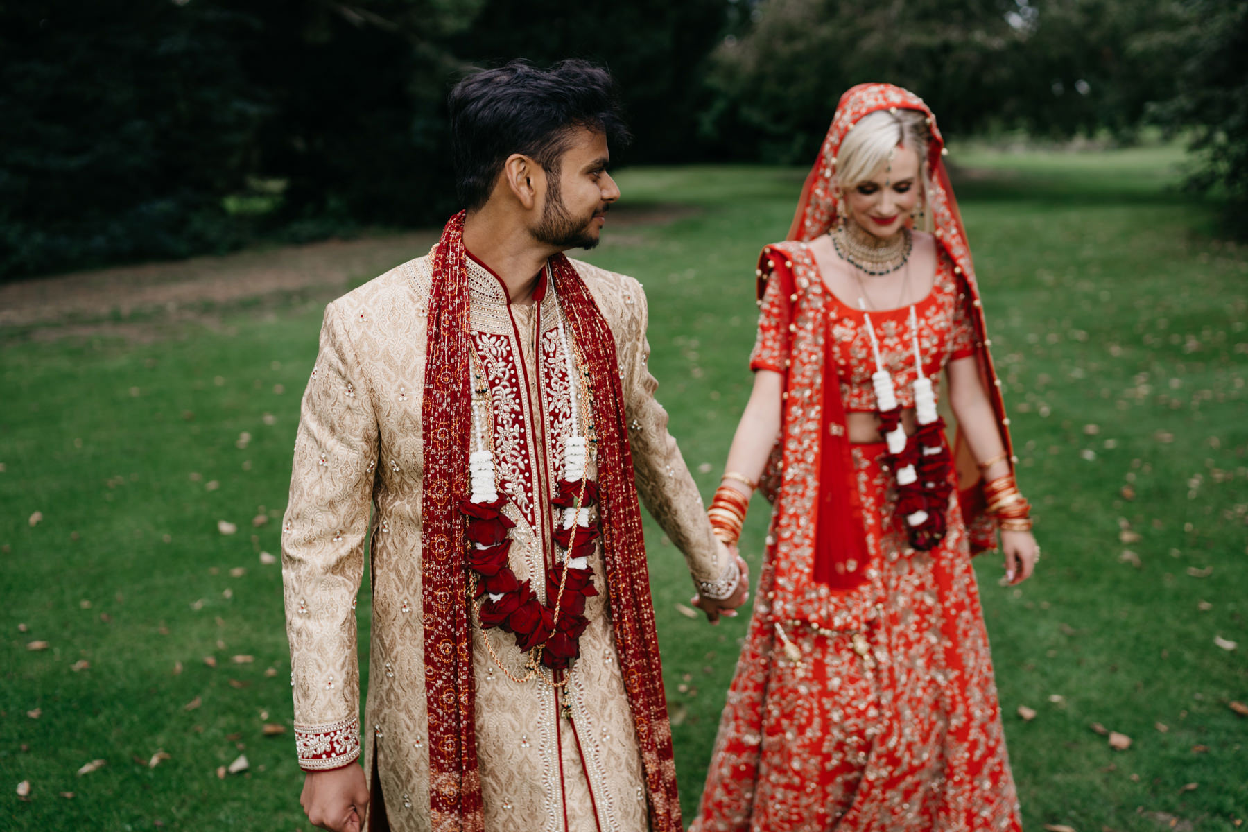 Vibrant Hindu Irish wedding photography | The K Club wedding venue 174