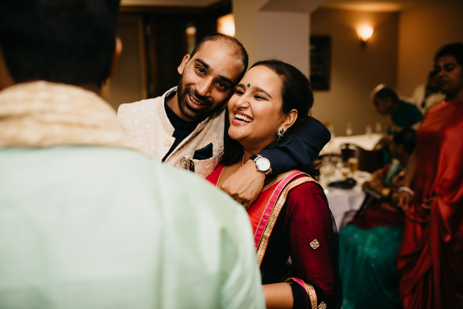 Vibrant Hindu Irish wedding photography | The K Club wedding venue 191