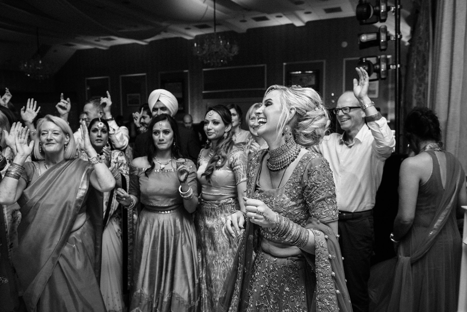 Vibrant Hindu Irish wedding photography | The K Club wedding venue 235