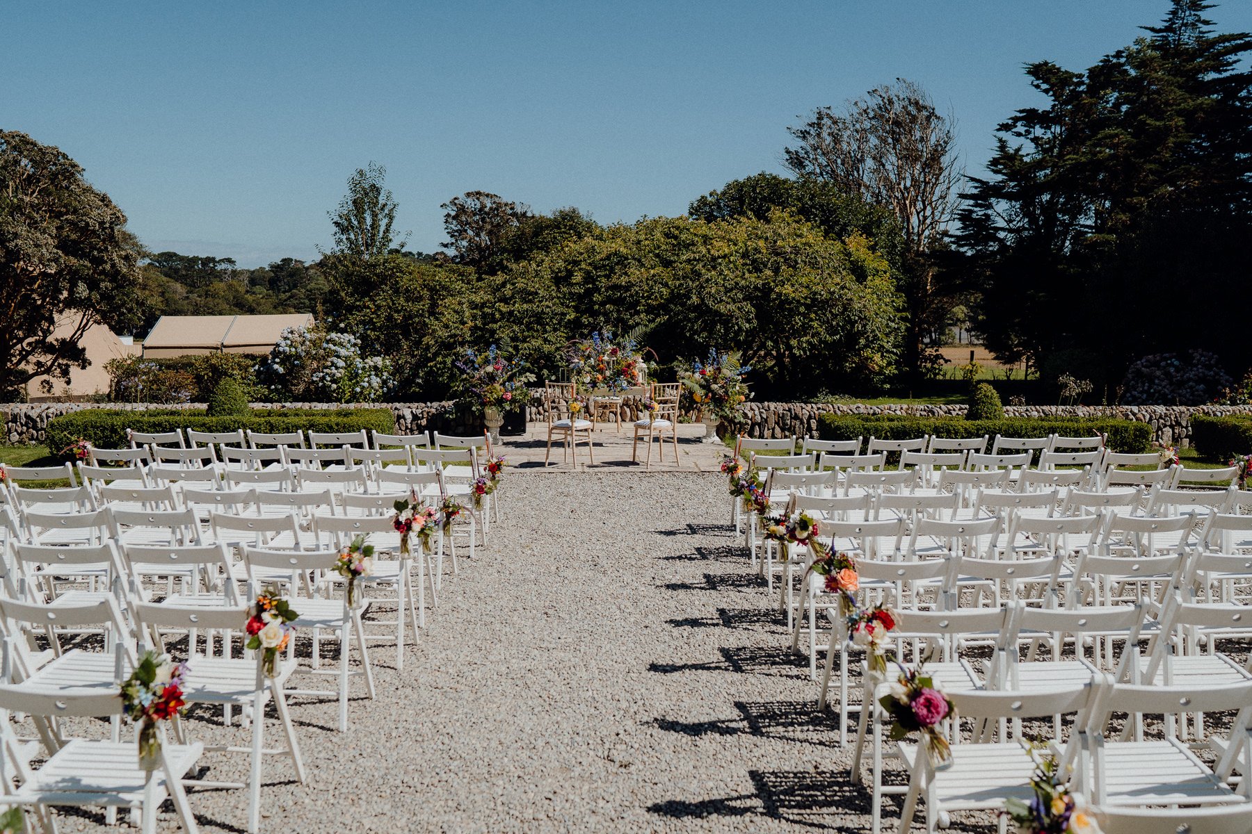 Outdoor Tipi wedding. Inish Beg Estate Ireland