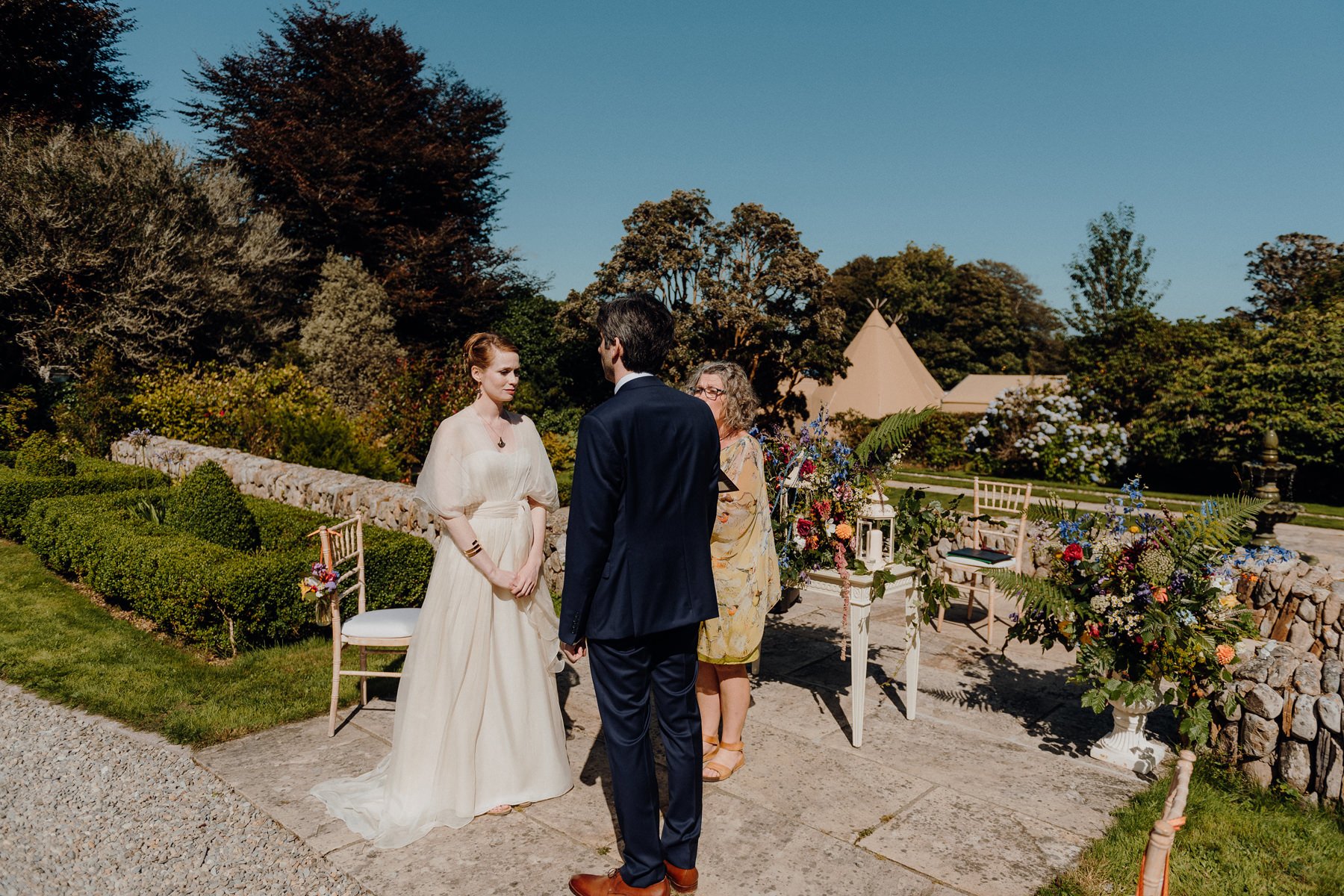 Outdoor Tipi wedding - Serene Inish Beg Estate 43