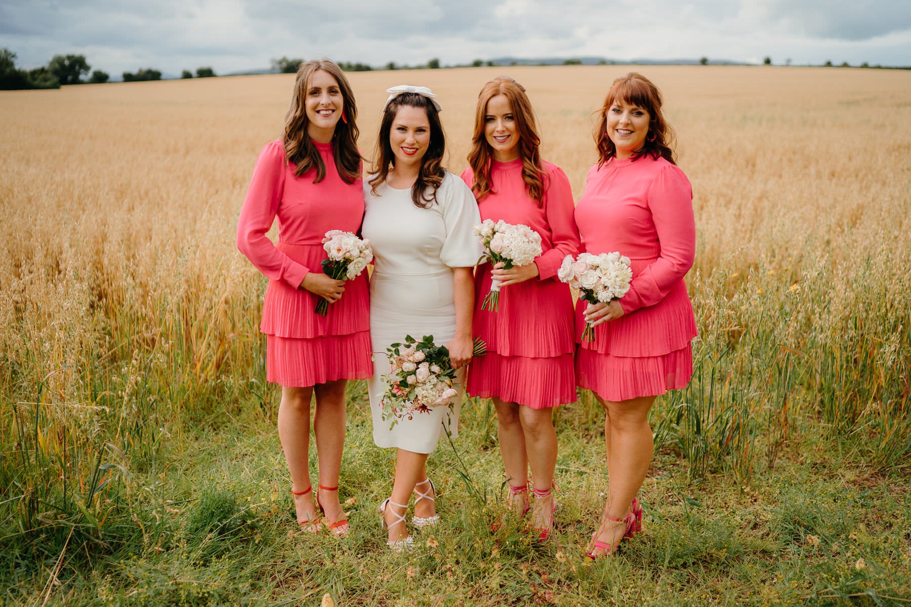 Vibrant home garden wedding in Ireland 90