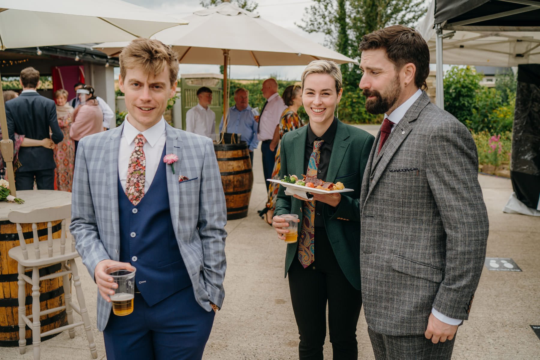 Vibrant home garden wedding in Ireland 101