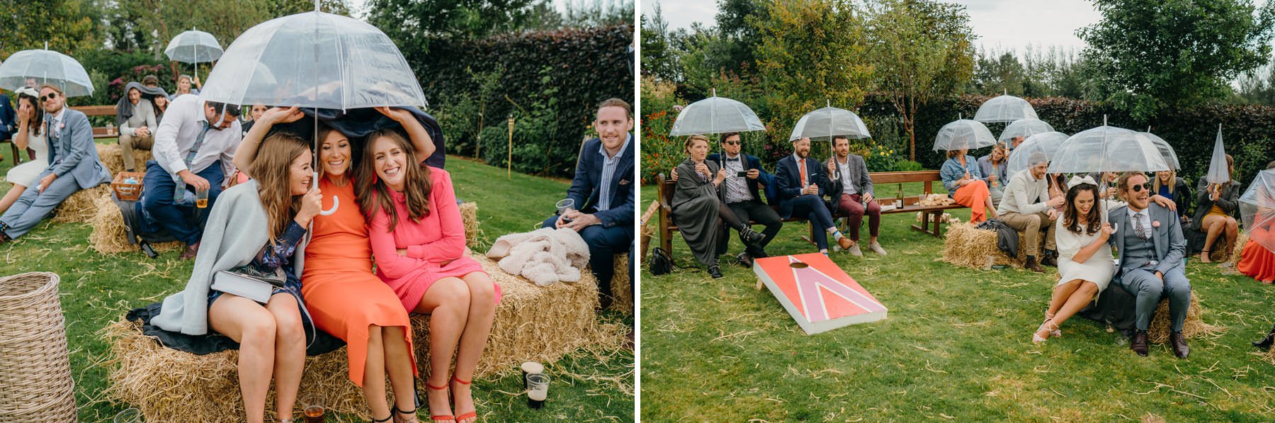 Vibrant home garden wedding in Ireland 109