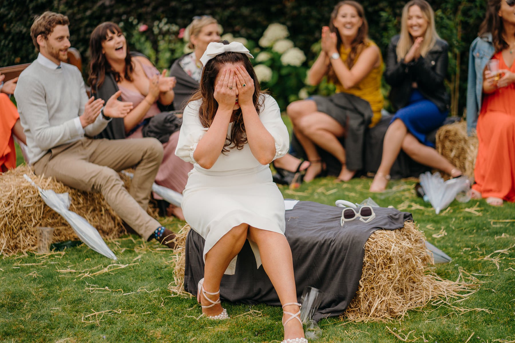 Vibrant home garden wedding in Ireland 112