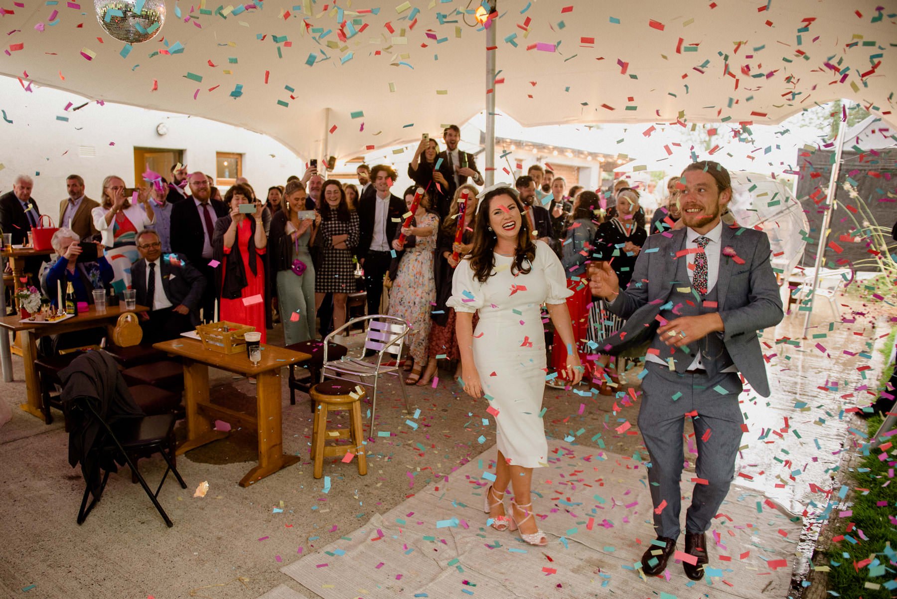 Vibrant home garden wedding in Ireland 119