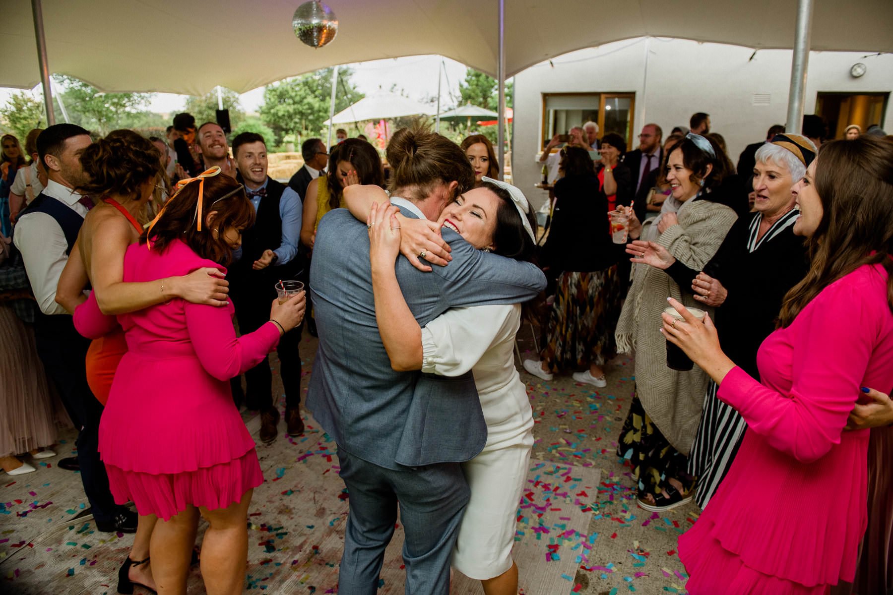 Vibrant home garden wedding in Ireland 120