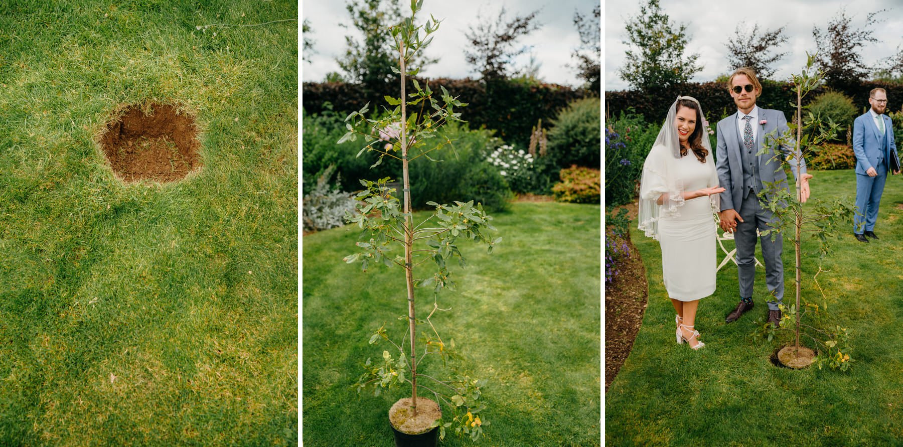 Vibrant home garden wedding in Ireland 50