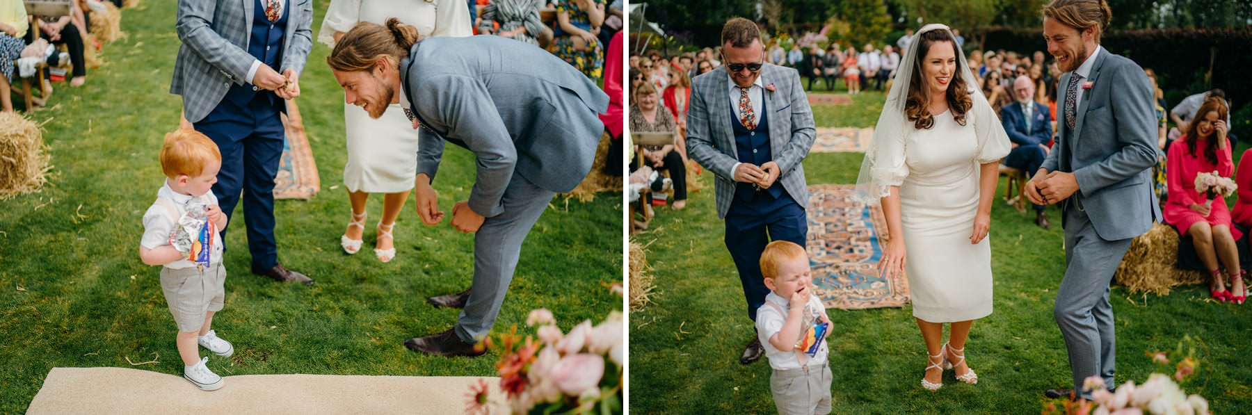 Vibrant home garden wedding in Ireland 54