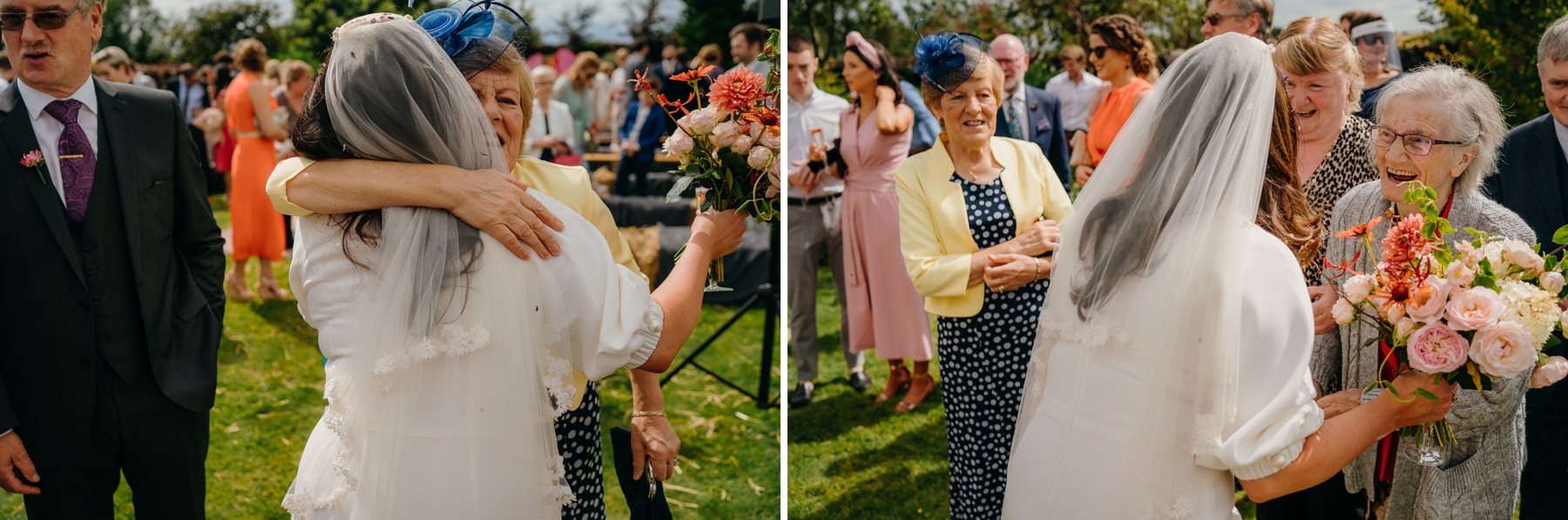 Vibrant home garden wedding in Ireland 58