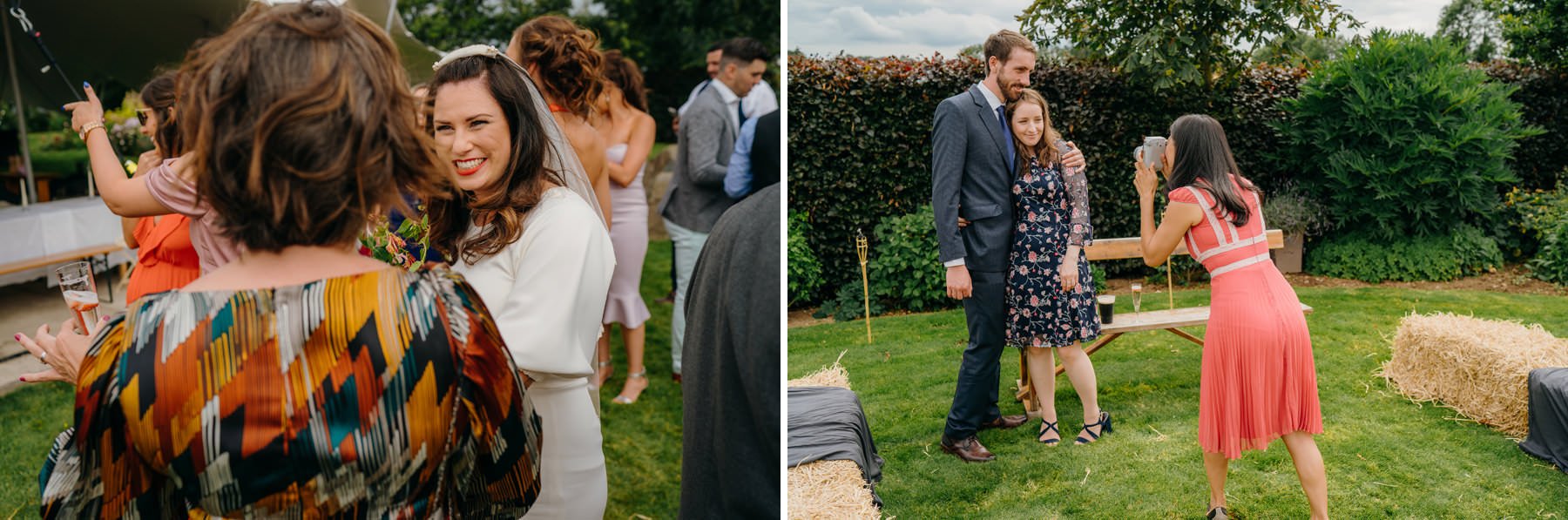 Vibrant home garden wedding in Ireland 63