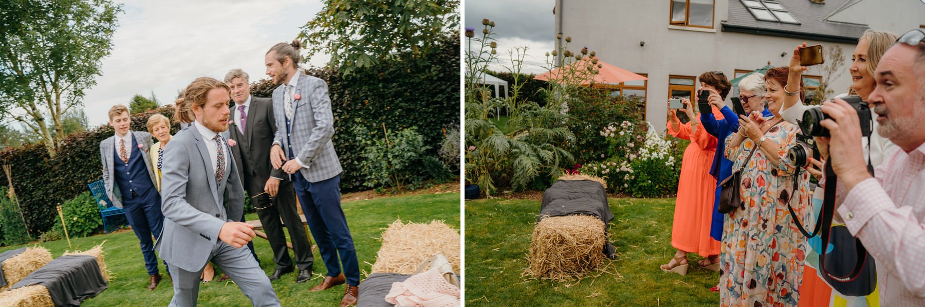 Vibrant home garden wedding in Ireland 78