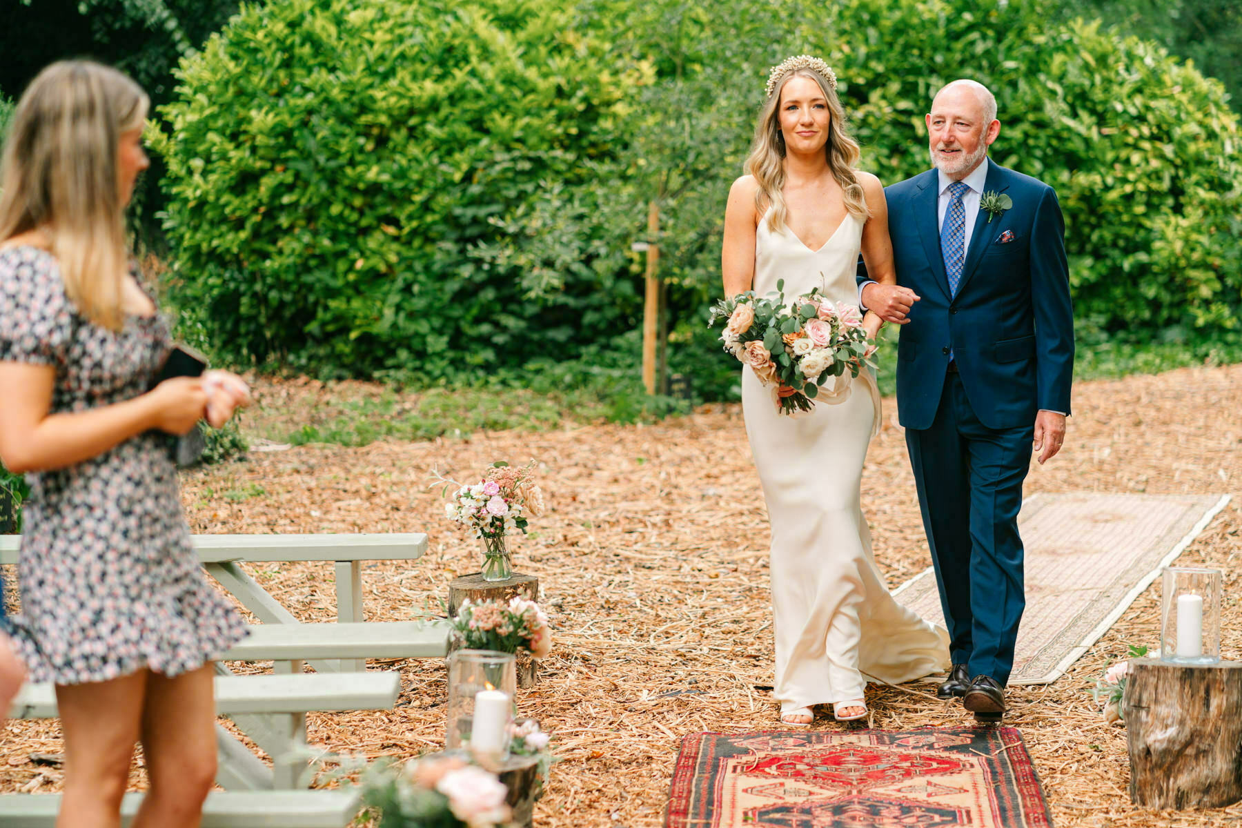 Garden wedding at Cloughjordan House