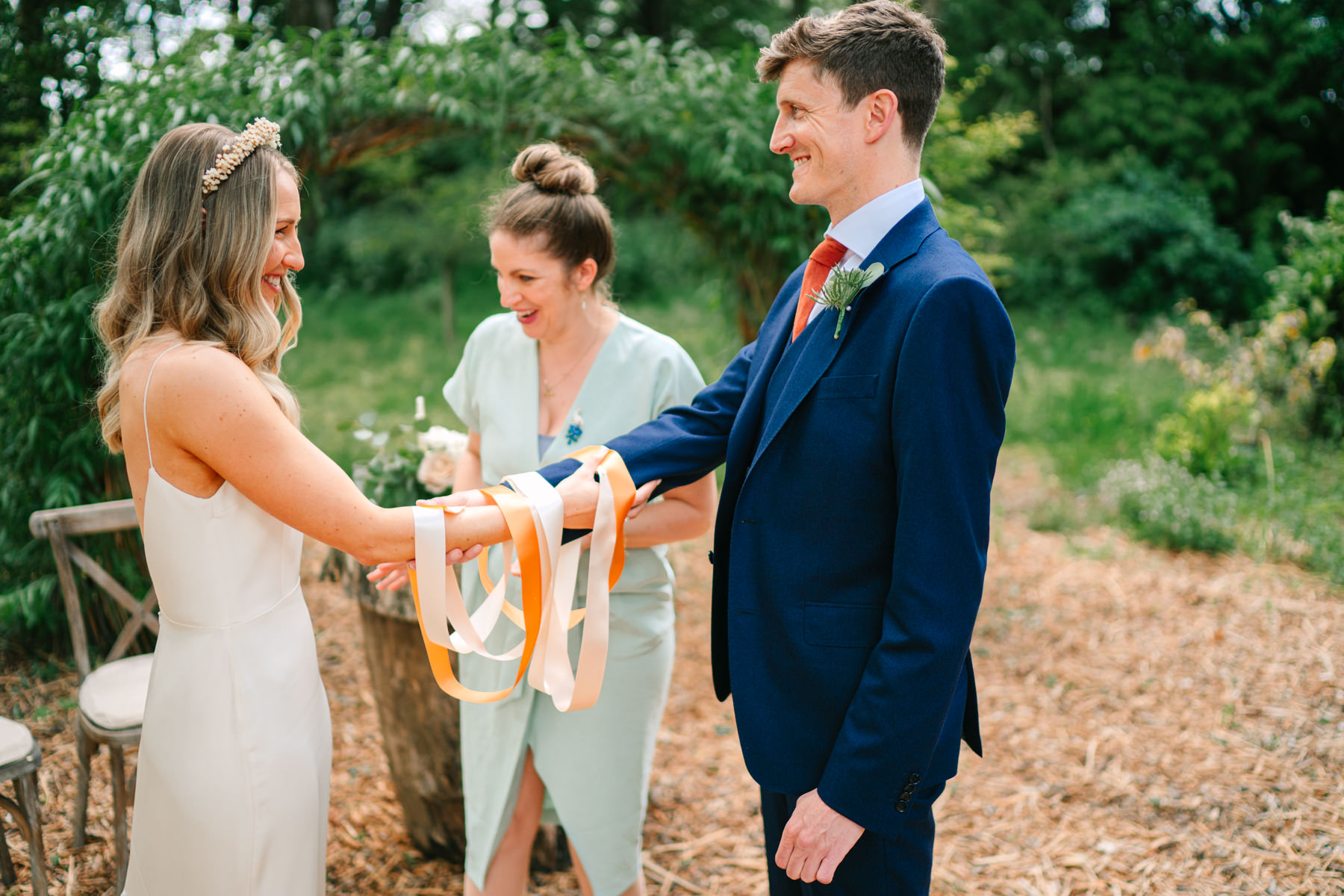 Garden wedding at Cloughjordan House