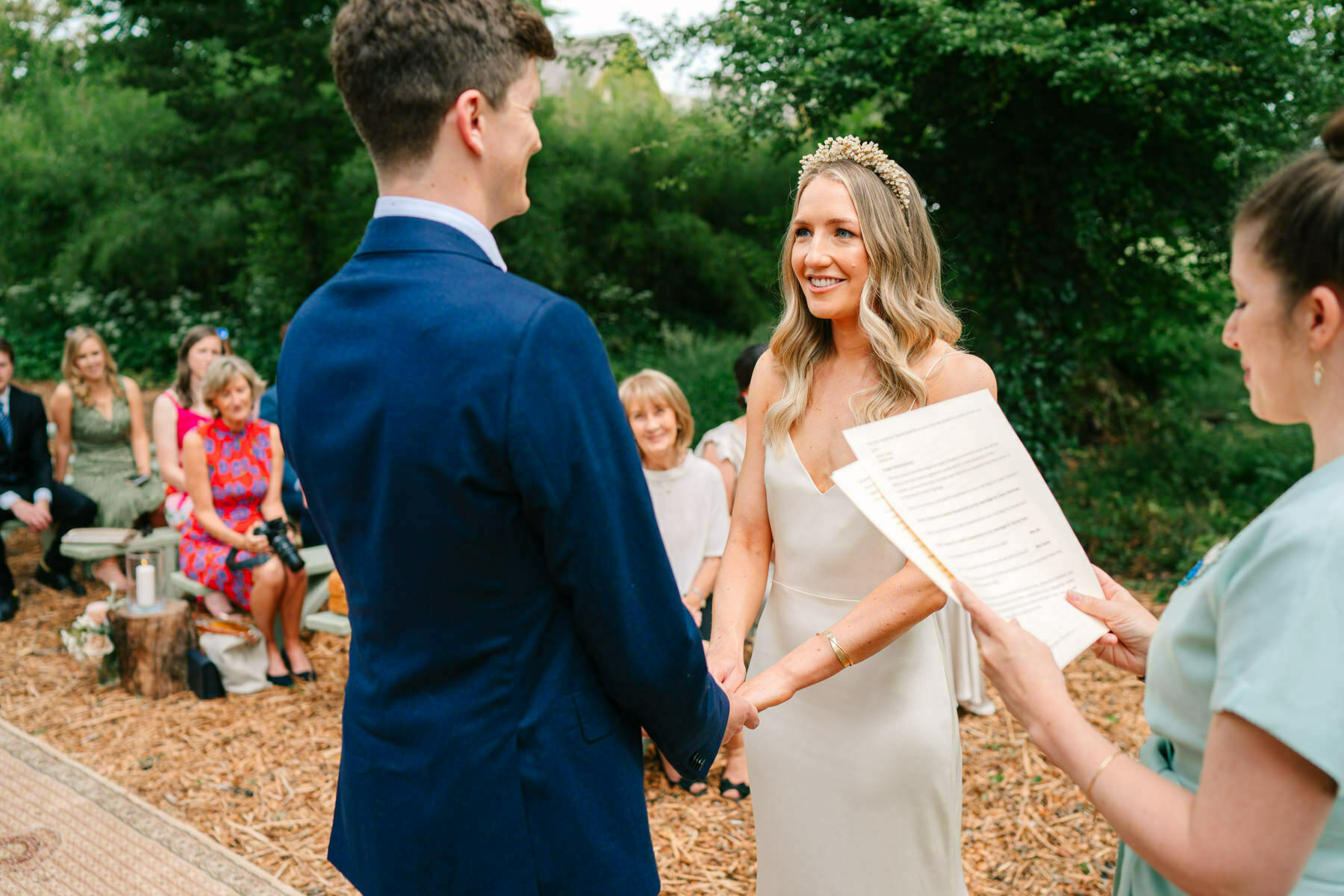 Garden wedding at Cloughjordan House