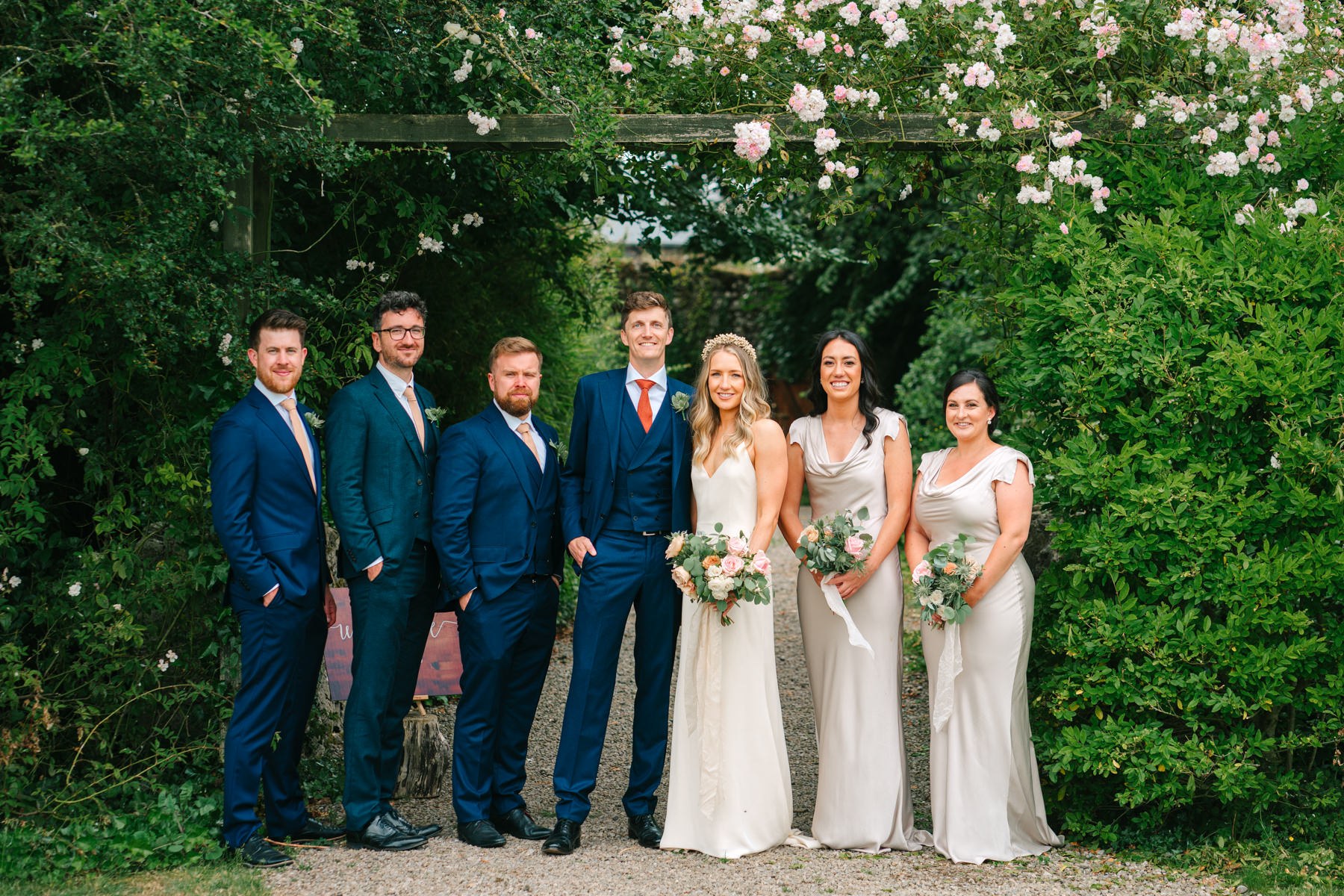 Garden wedding at Cloughjordan House