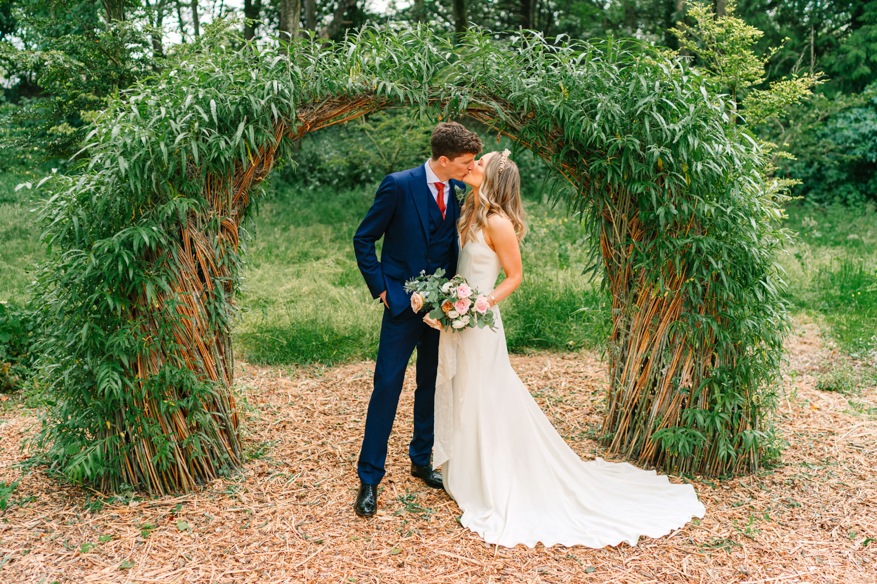 Garden wedding at Cloughjordan House