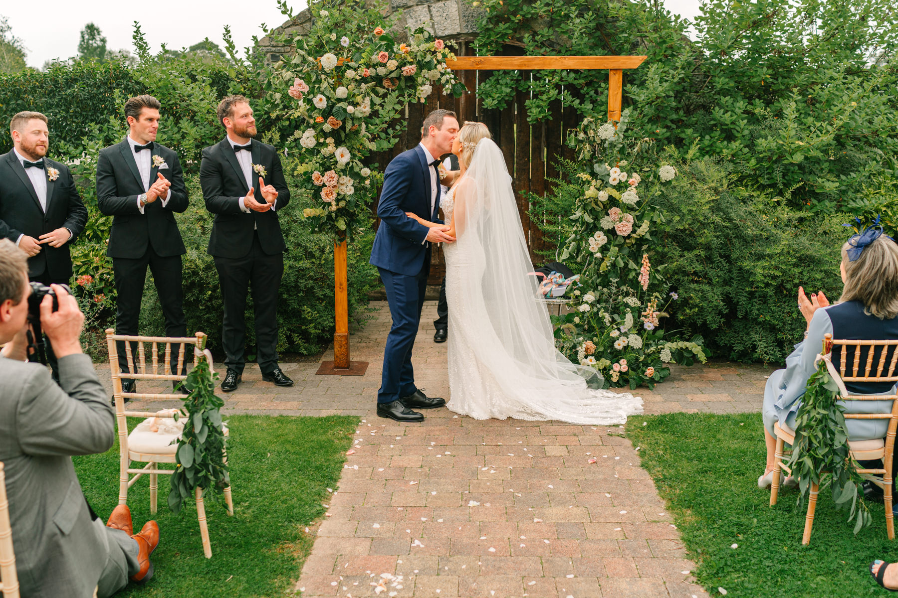 Romantic wedding at Ballymagarvey Village