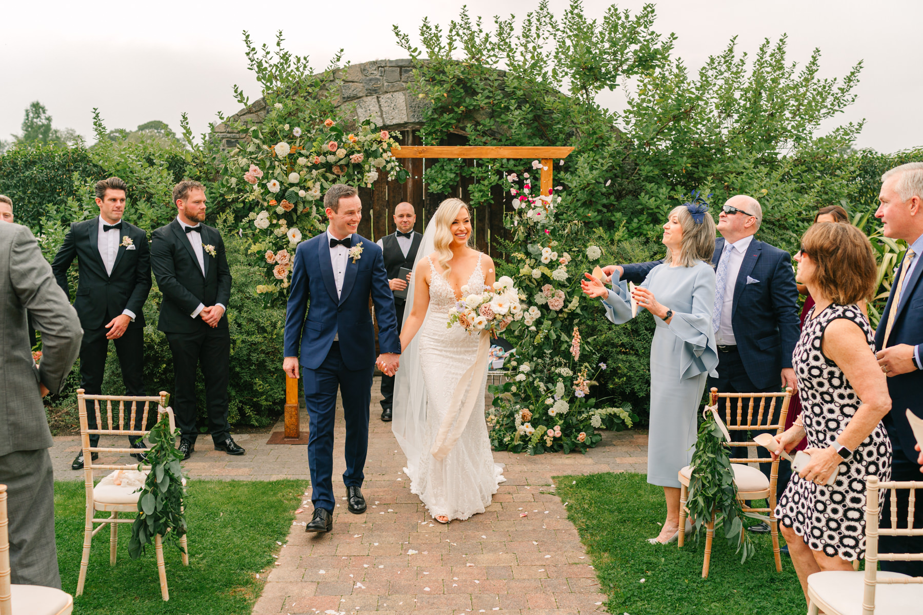 Romantic wedding at Ballymagarvey Village