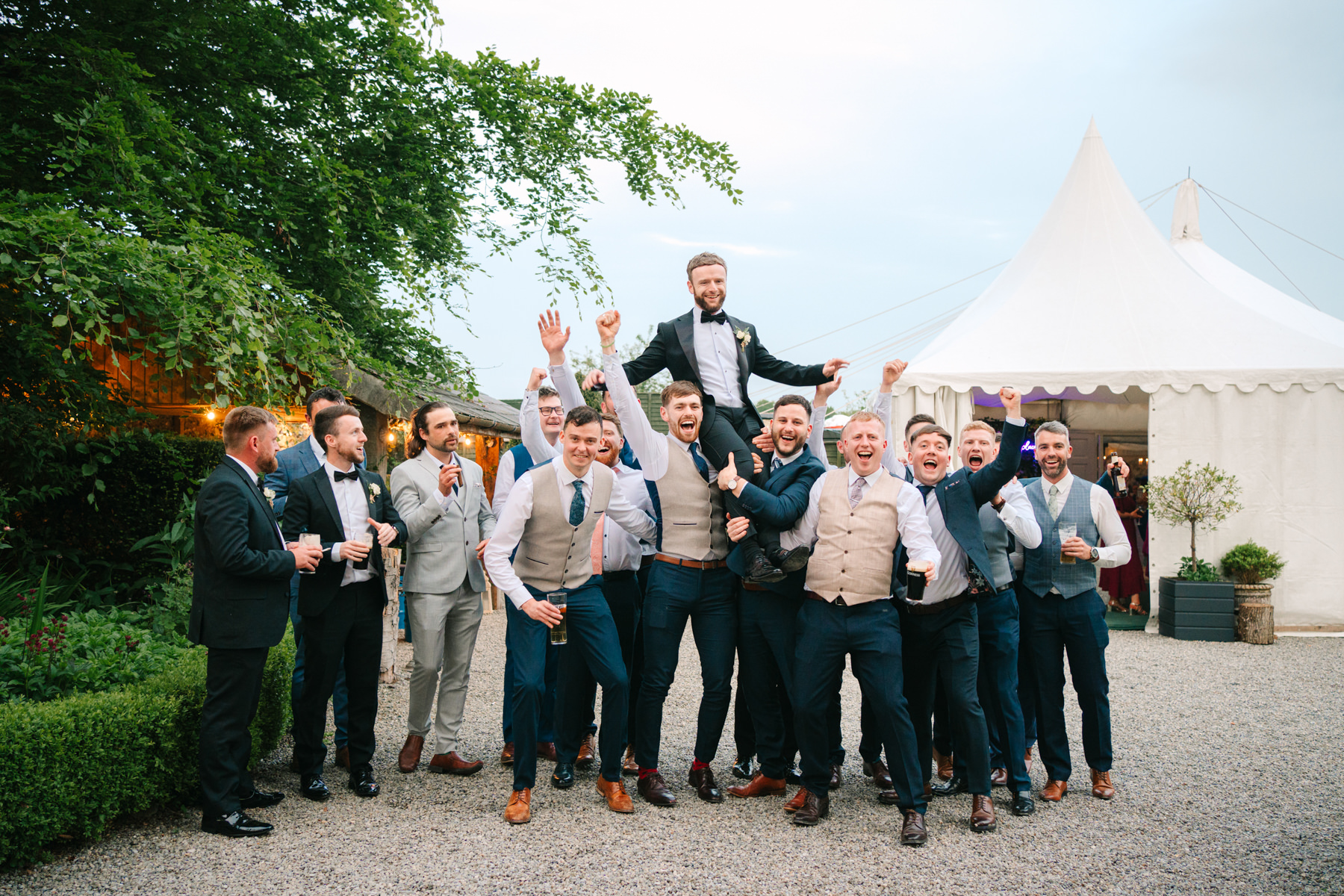 Martinstown House wedding - summertime fun celebrations for Marnie and Francis 56