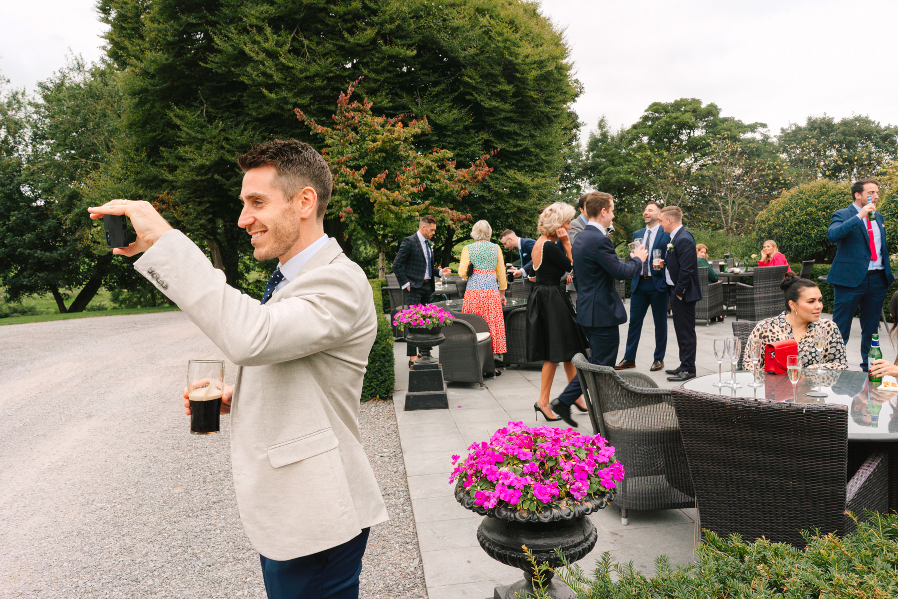 Tankardstown House - Love celebration for Ben and Clare's relaxing wedding. 40