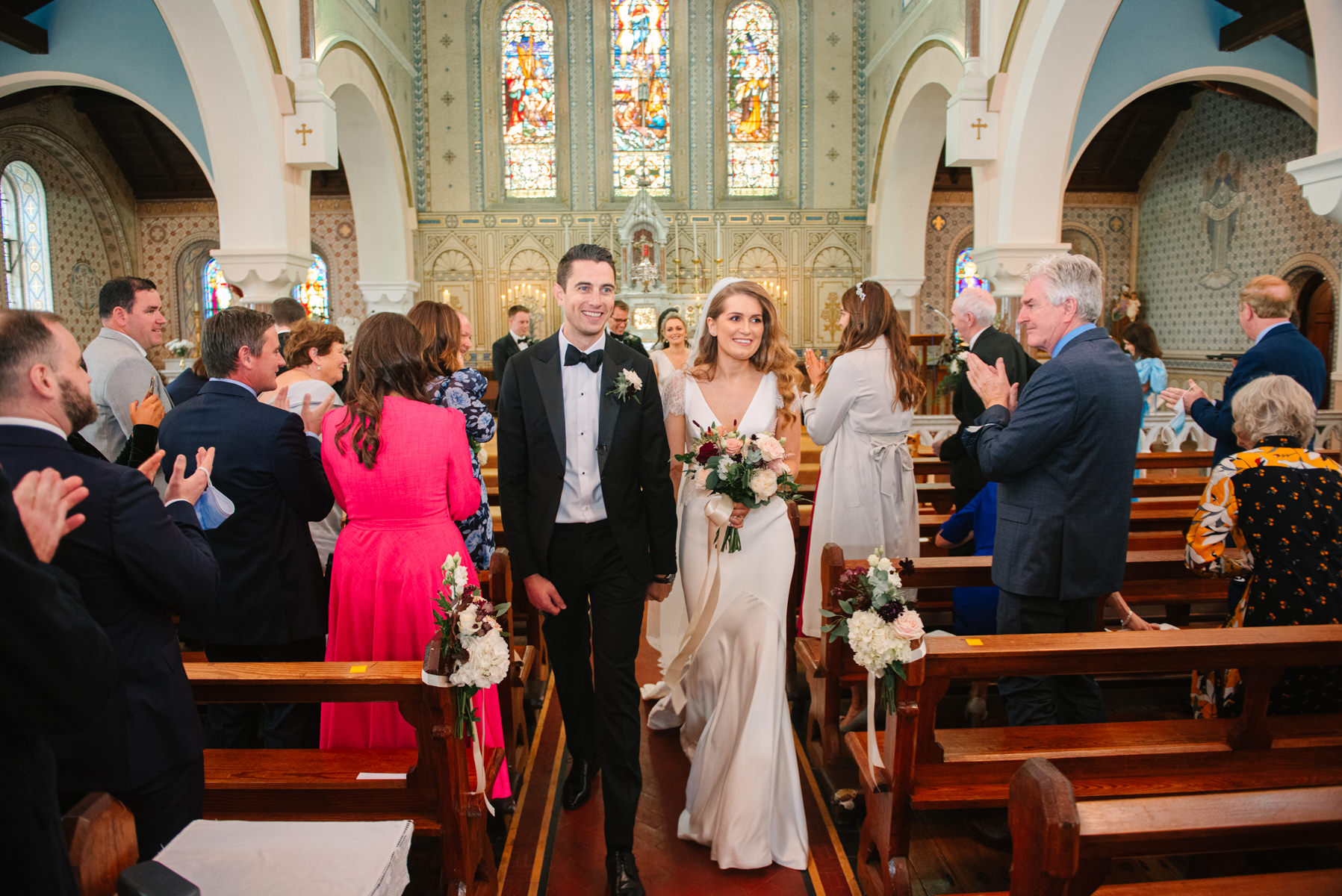 Ballymaloe House wedding photography of Lisa and Michael's autumn natural wedding day. 33