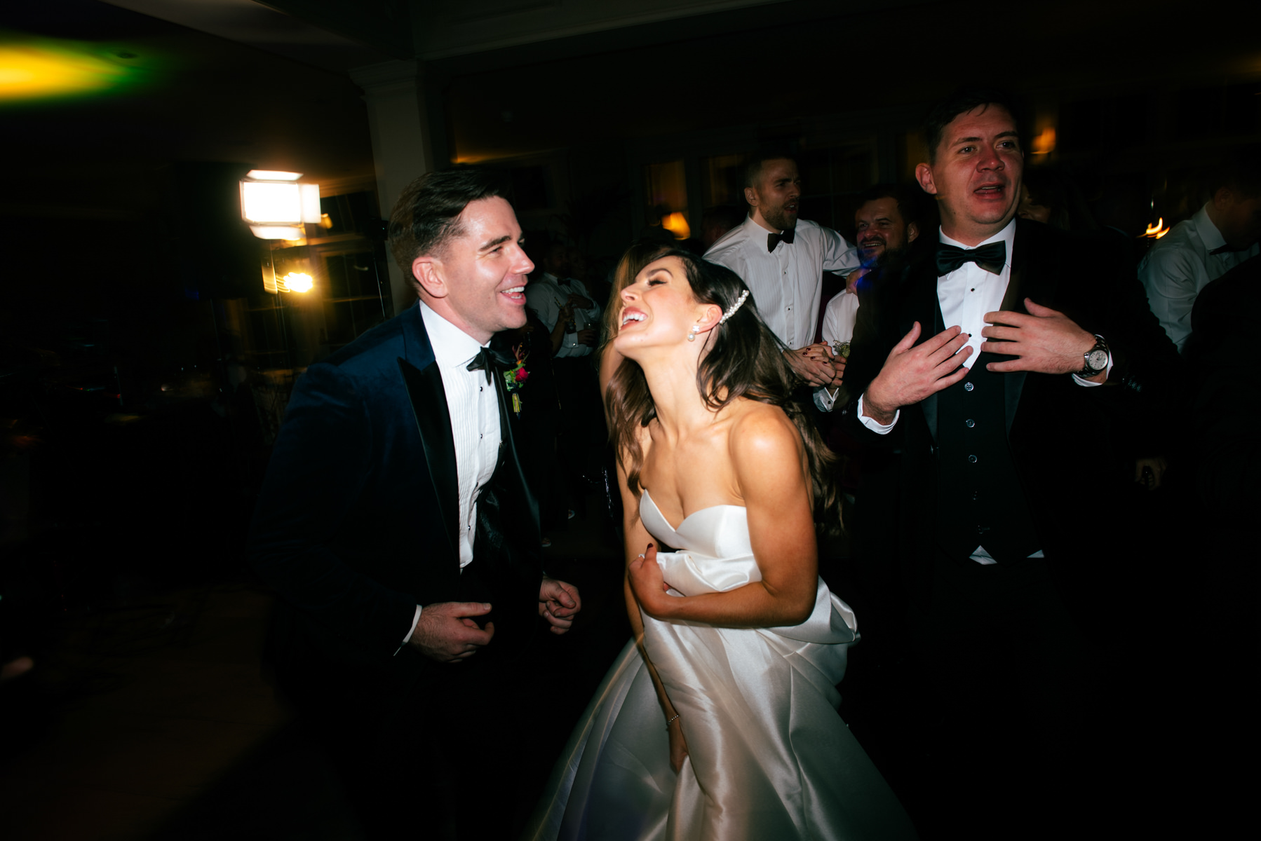 Elegant black tie wedding in Tankardstown House - Ciara and Cillin's autumn fun celebrations. 106