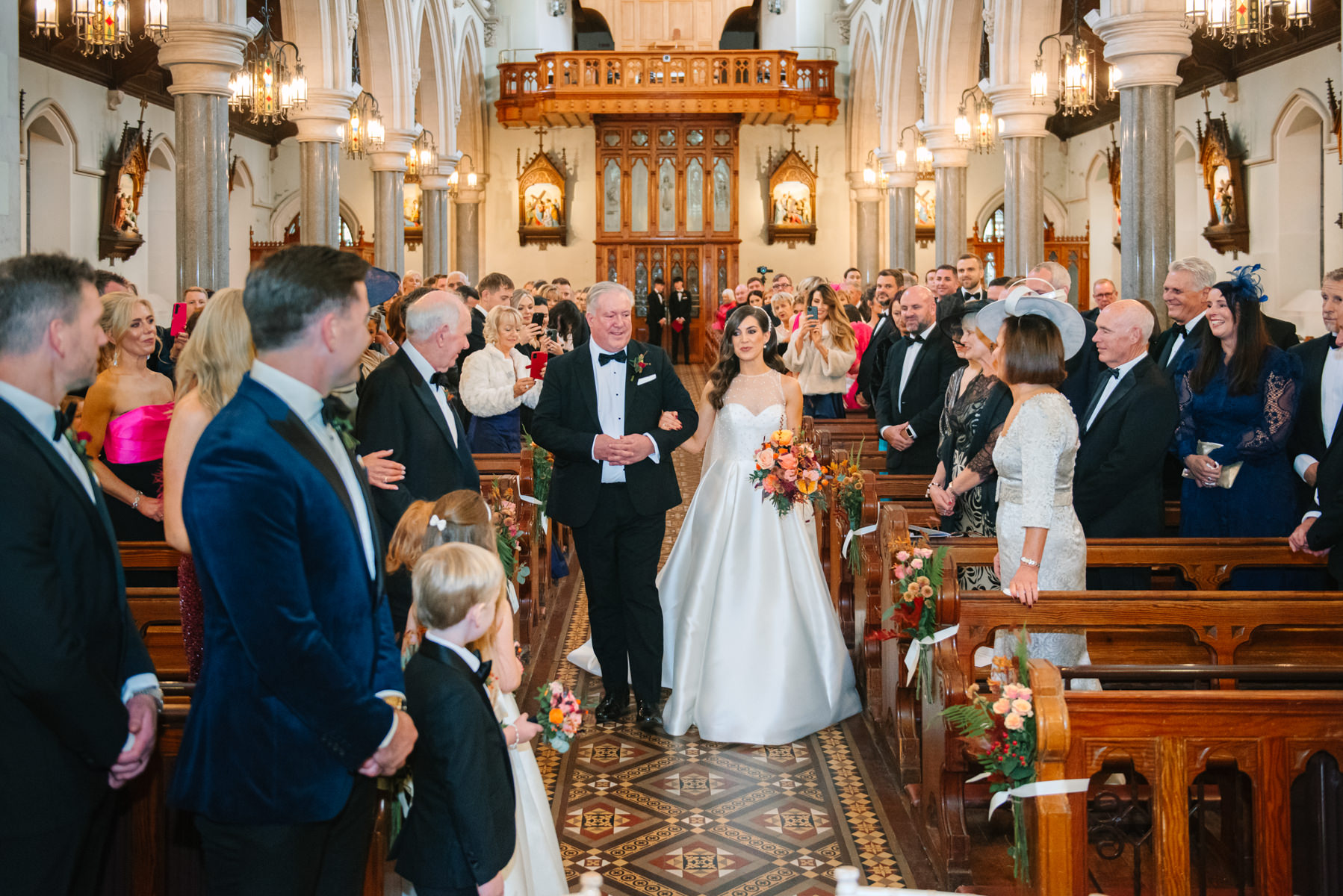 Elegant black tie wedding in Tankardstown House - Ciara and Cillin's autumn fun celebrations. 30