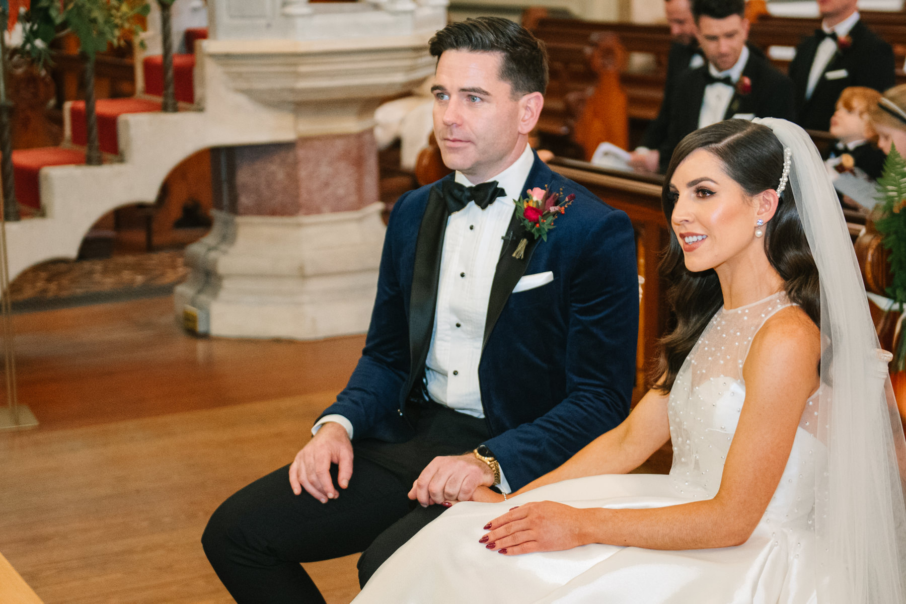 Elegant black tie wedding in Tankardstown House - Ciara and Cillin's autumn fun celebrations. 33