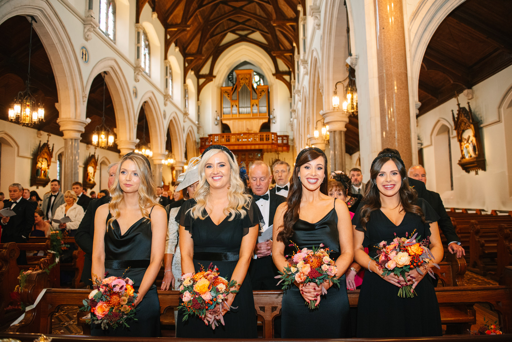 Elegant black tie wedding in Tankardstown House - Ciara and Cillin's autumn fun celebrations. 34