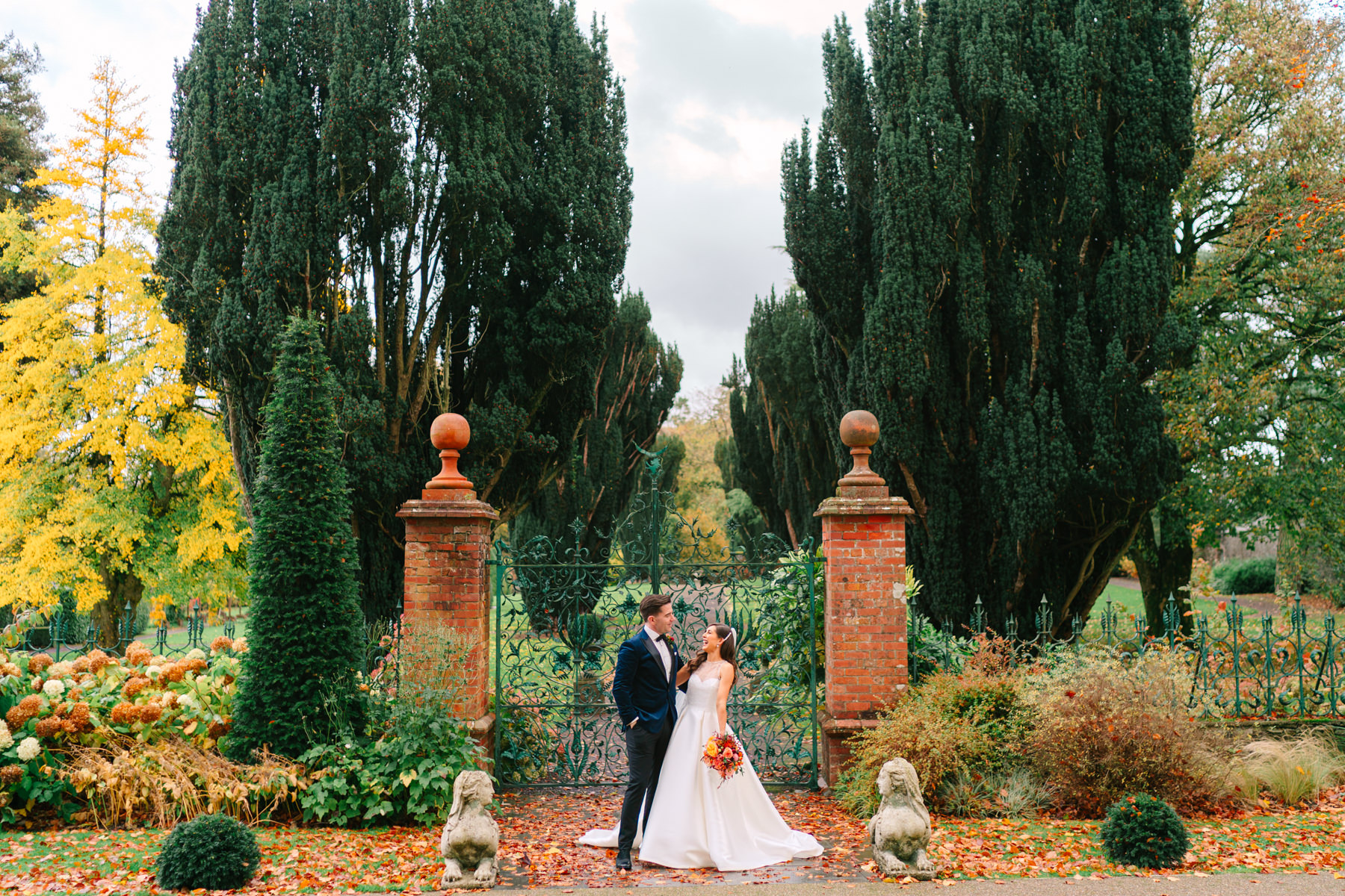 Elegant black tie wedding in Tankardstown House - Ciara and Cillin's autumn fun celebrations. 47