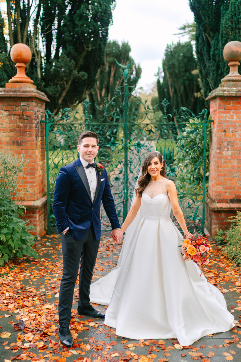 Elegant black tie wedding in Tankardstown House - Ciara and Cillin's autumn fun celebrations. 48