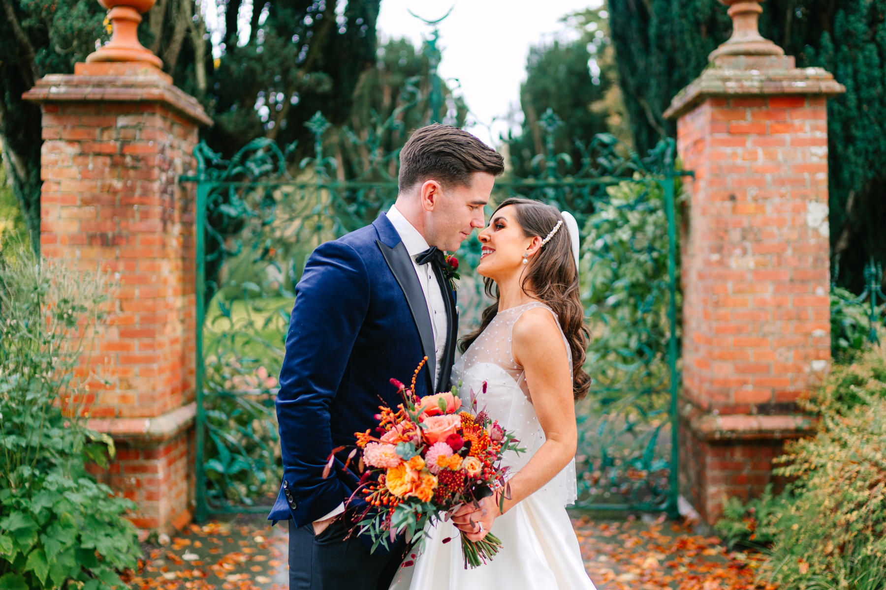 Elegant black tie wedding in Tankardstown House - Ciara and Cillin's autumn fun celebrations. 49