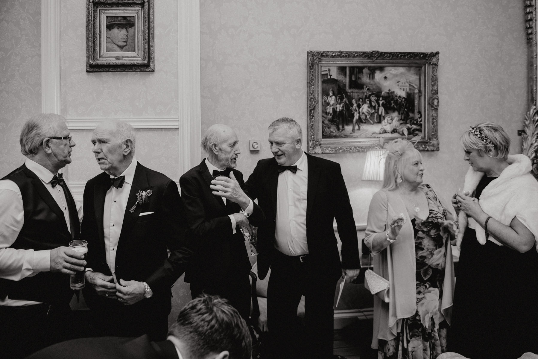 Elegant black tie wedding in Tankardstown House - Ciara and Cillin's autumn fun celebrations. 74