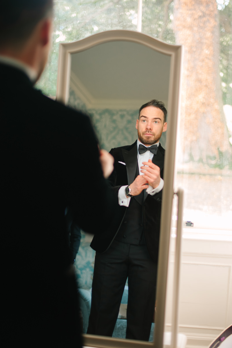 groom preparations tankardstown house
