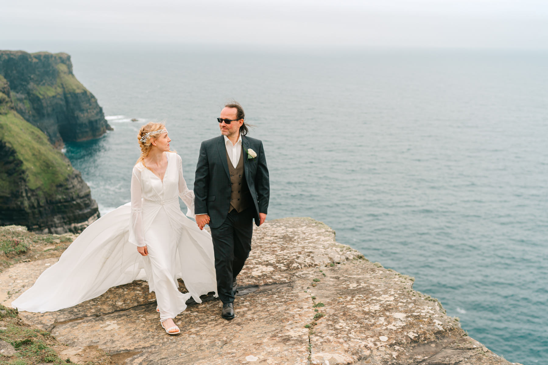 Cliffs of Moher Elopement - Steffi and Martin's perfect wedding day 40