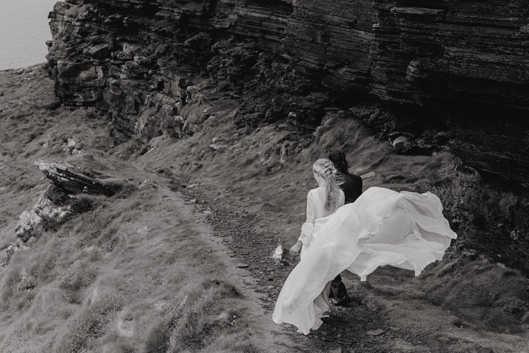 Cliffs of Moher Elopement - Steffi and Martin's perfect wedding day 49