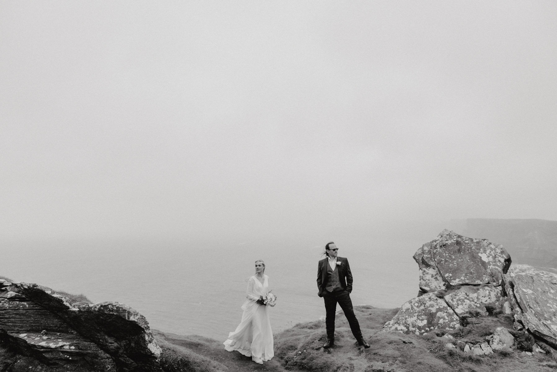 Cliffs of Moher Elopement - Steffi and Martin's perfect wedding day 56